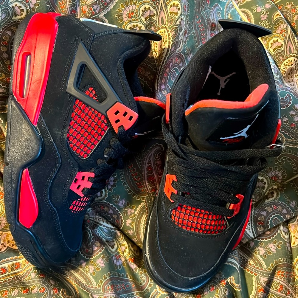 Jordan 4 GS - worn twice.